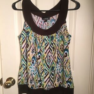 Tank top multi colored 2000s